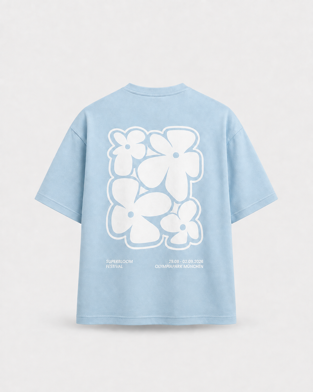 Superbloom T-Shirt Baby Blue
