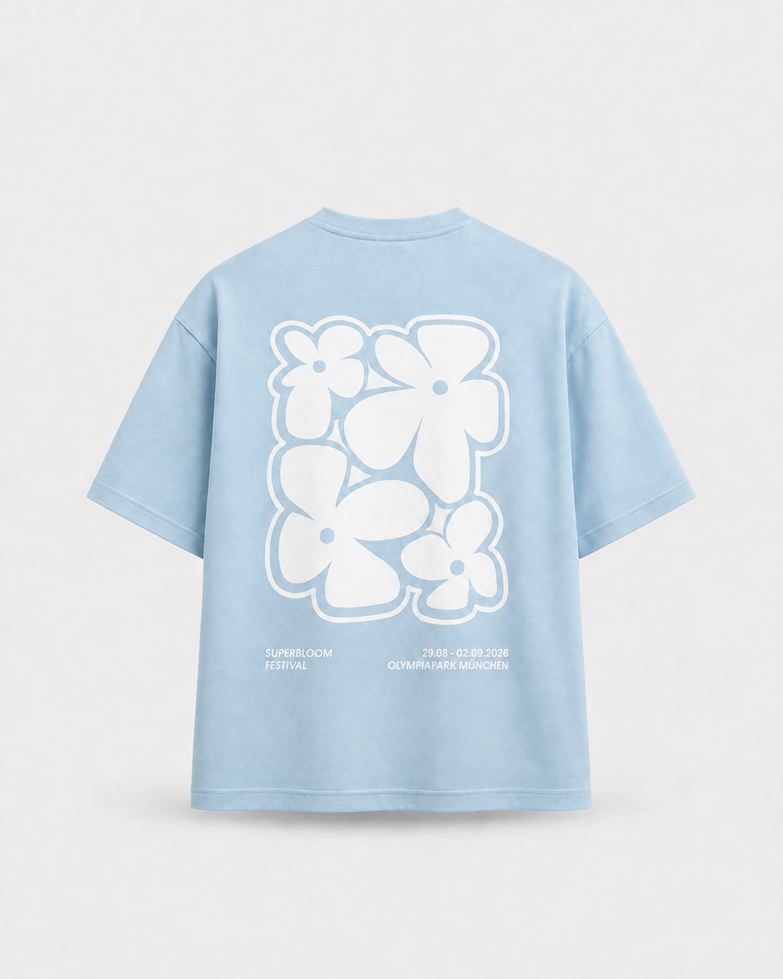Superbloom T-Shirt Baby Blue